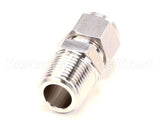 17111 Broaster Connector Comp 1/2 Od X 1/2 Npt