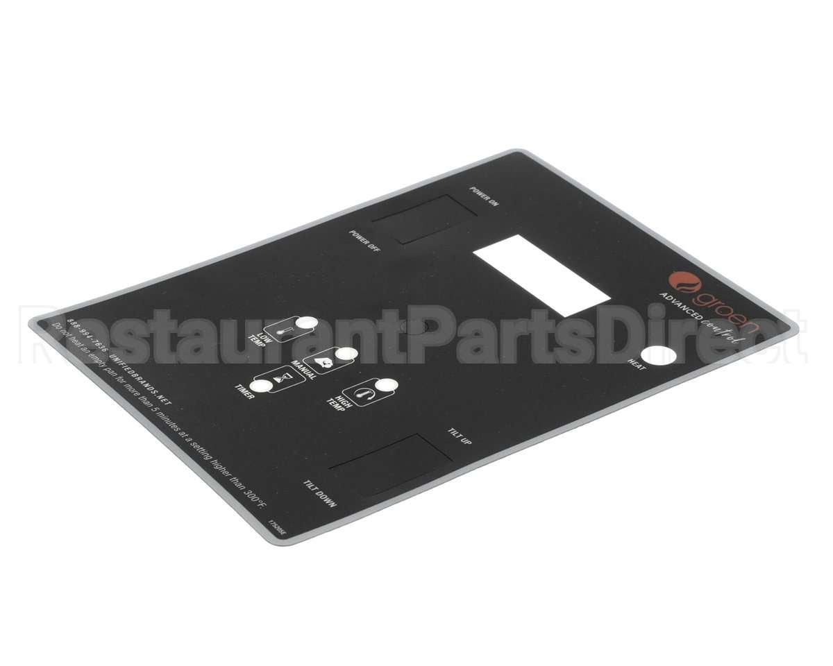 175205 Groen Overlay, Braising Pan, Pwr Til