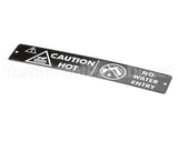 175636 Duke Label- Caution Hot 3/4"Hi