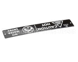175636 Duke Label- Caution Hot 3/4"Hi
