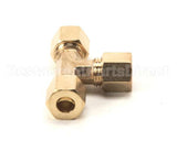 1823100000 Jade Tee, 1/4 X 1/4 X 1/4 Comp Brss