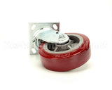 18301-6214 Carter Hoffmann 6" Swivel Red Poly -Cw-
