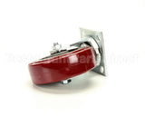 18301-6214 Carter Hoffmann 6" Swivel Red Poly -Cw-