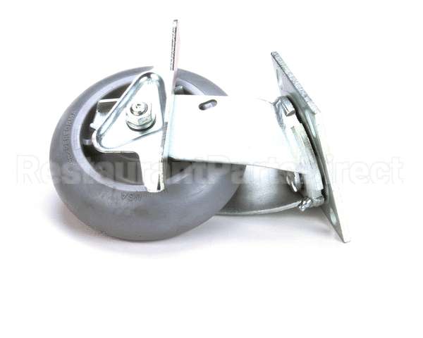 18301-6435 Carter Hoffmann 6" Grey Swivel W/Brk Rubb