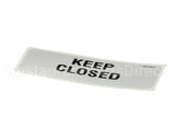 18312-0497 Carter Hoffmann Keep Closed Decal