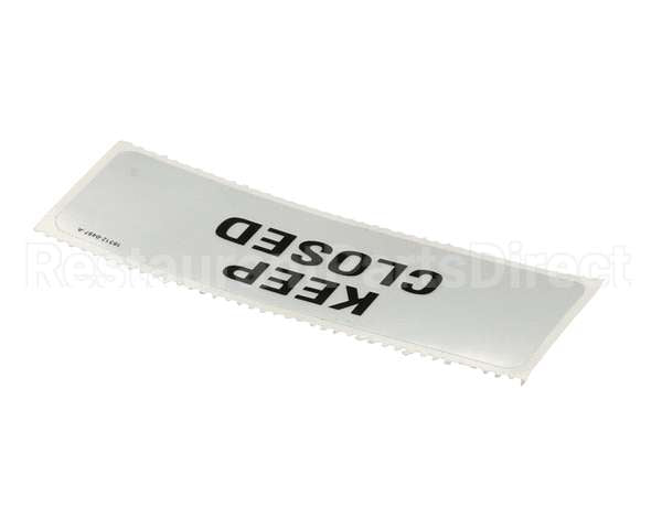 18312-0497 Carter Hoffmann Keep Closed Decal