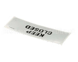 18312-0497 Carter Hoffmann Keep Closed Decal