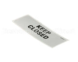 18312-0497 Carter Hoffmann Keep Closed Decal