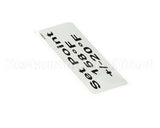 18312-0554 Carter Hoffmann Decal, 158 +/-15 Deg F