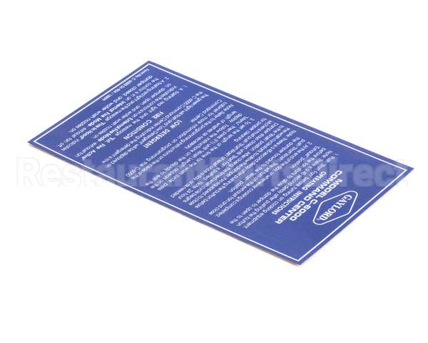 18899 Gaylord C6000 Mylar Faceplate