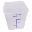 18SFSPP Compatible Cambro Container Sq 18Qt Semi-Clr