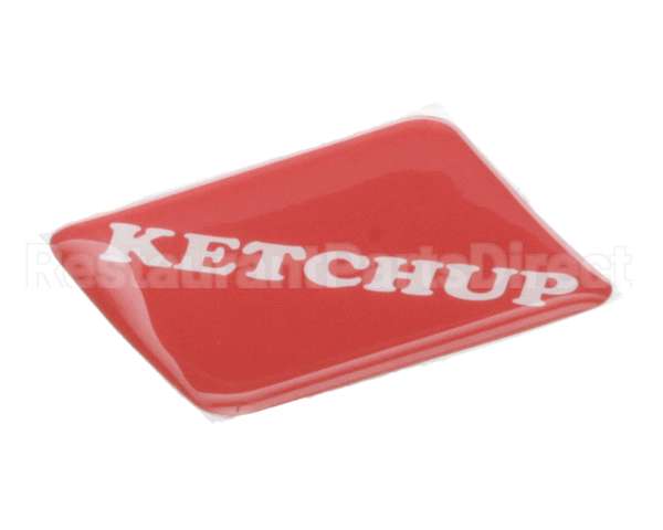 19-420-0002 Wunder-Bar Domed Label - Ketchup