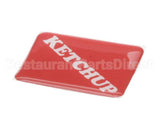 19-420-0002 Wunder-Bar Domed Label - Ketchup