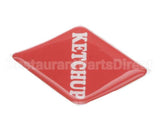 19-420-0002 Wunder-Bar Domed Label - Ketchup