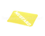 19-420-0003 Wunder-Bar Mustard Label