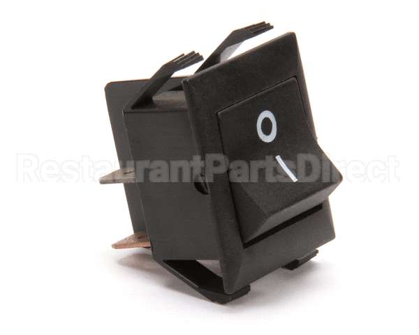 19620 Blodgett Switch, Rocker Dpst Mom Black