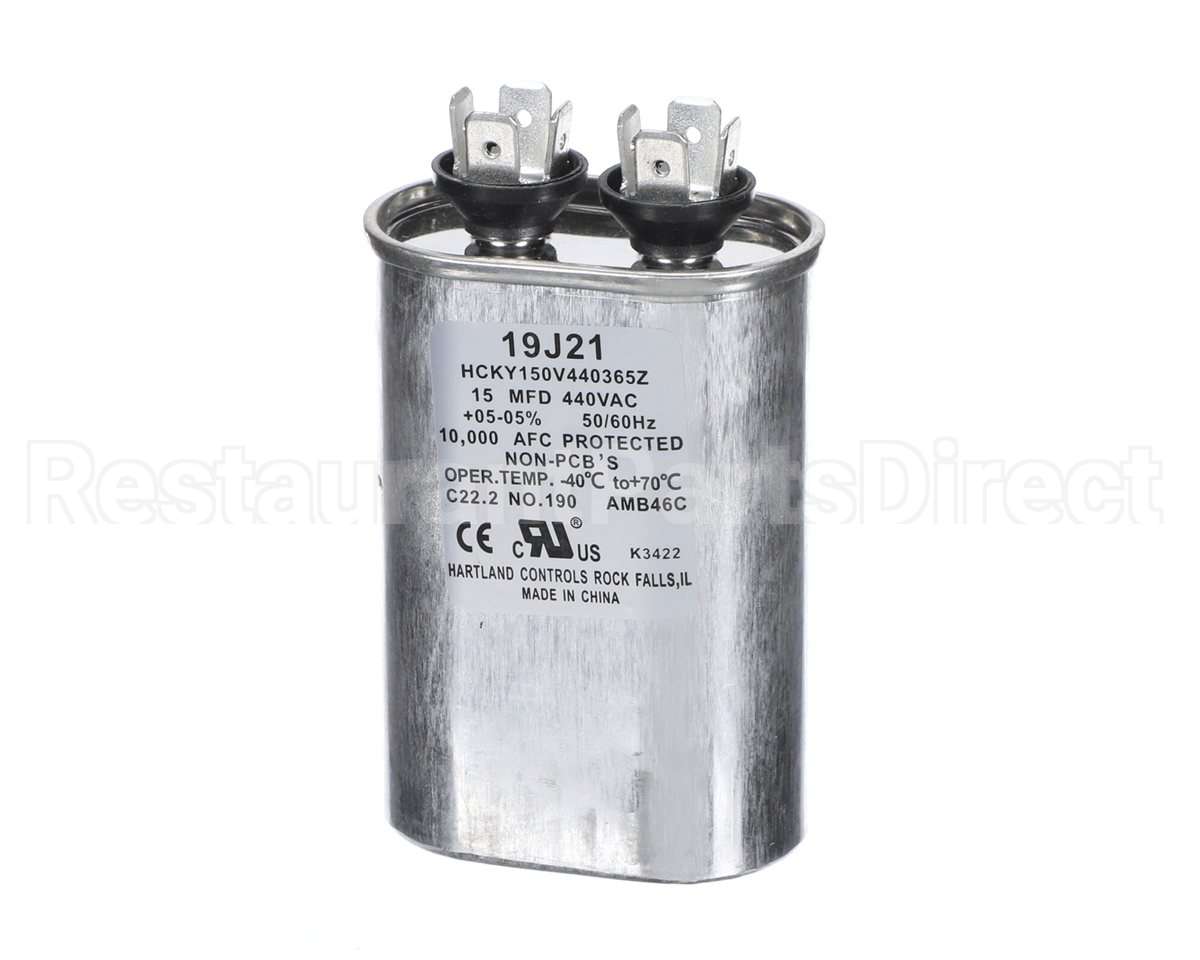 19J21 Lennox Capacitor 15Mfd@440V Oval