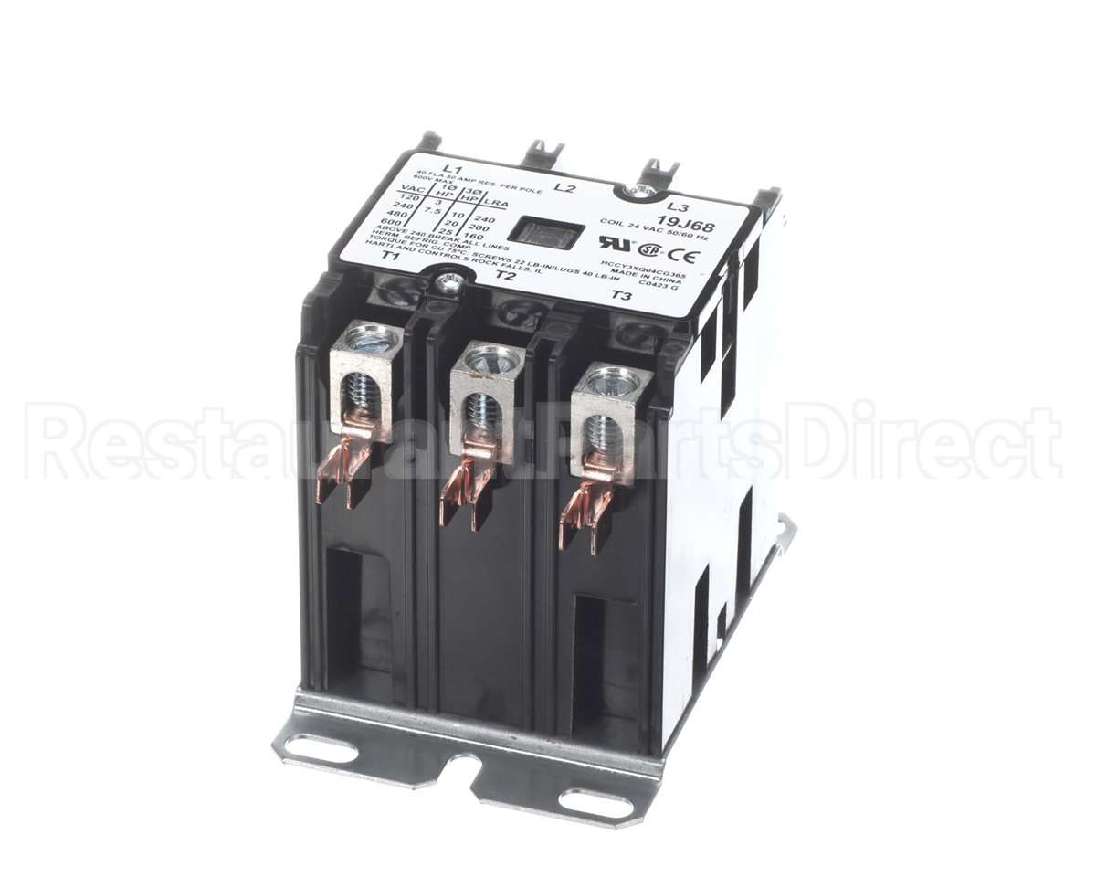19J68 Lennox 1/C Contactor, Triple Pole 40A,24V Coil