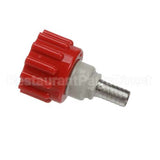 20-1104-20 Lancer Bib Connector, Ss 3/8 Barb,Red