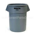 2000GY Compatible Rubbermaid Trash Can-20Gal Gray Rnd