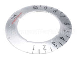 20025 Giles Plate, Knob Dial 1-10, Ghm
