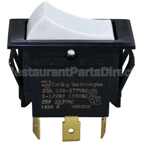 200356000 Compatible Jade Switch, On/Off/On White Rocker