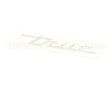 200939 TRUE Nameplate, True Decal Silver Vinyl