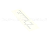 200939 TRUE Nameplate, True Decal Silver Vinyl