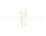 200939 TRUE Nameplate, True Decal Silver Vinyl