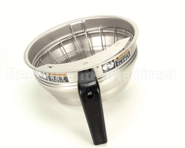 20216.0000 Bunn Funnel Assembly, Sst-Blk Hdl(7.12