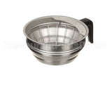 20216.7000 Bunn Funnel Assy,Sst Black Handle(Small)&