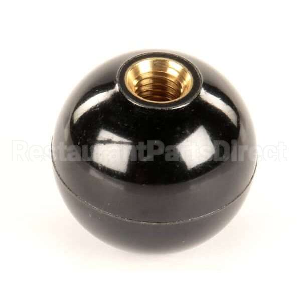 2033-8 Compatible Montague Knob, Round, Carriage, Black