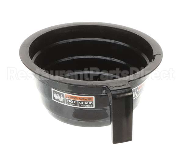 20583.7003 Bunn Funnel,W/Decals-Black Plastic