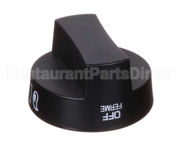 2080 Crown Verity Knob, Black