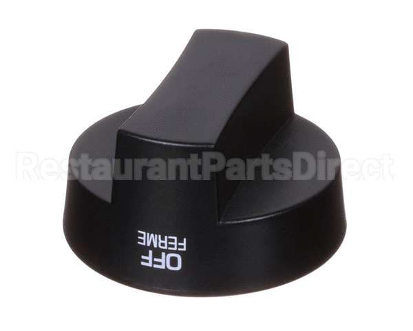 2080 Crown Verity Knob, Black