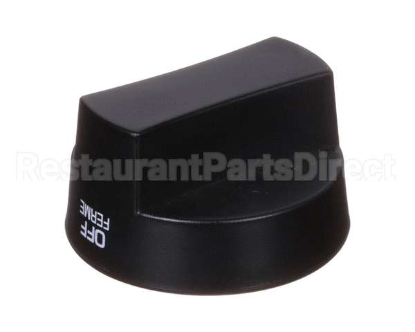 2080 Crown Verity Knob, Black