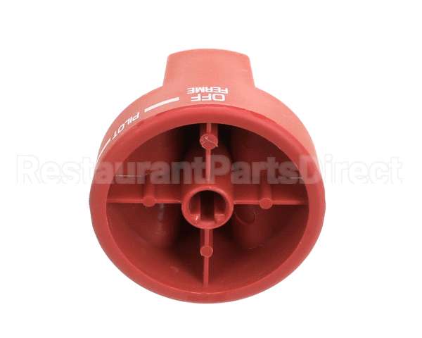 2090 Crown Verity Knob Pilot Round, Red