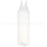 2212-1313 Compatible Vollrath Bottle, Squeeze, Twin Tip, 12Oz