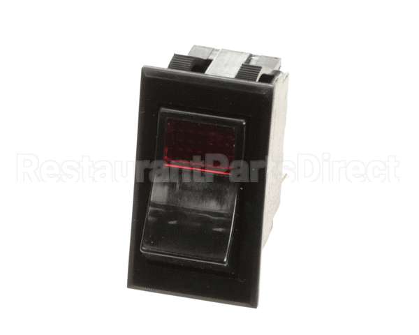 222006 Duke Switch,Full Size Rock Red Dpst On-Off,4