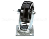 22290-0009 Middleby Caster,Swivel W/Brake Flat Plate