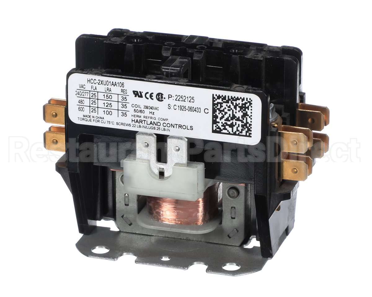 2252125 Heatcraft Contactor Open 25/35 Amp 2 Pole 220V