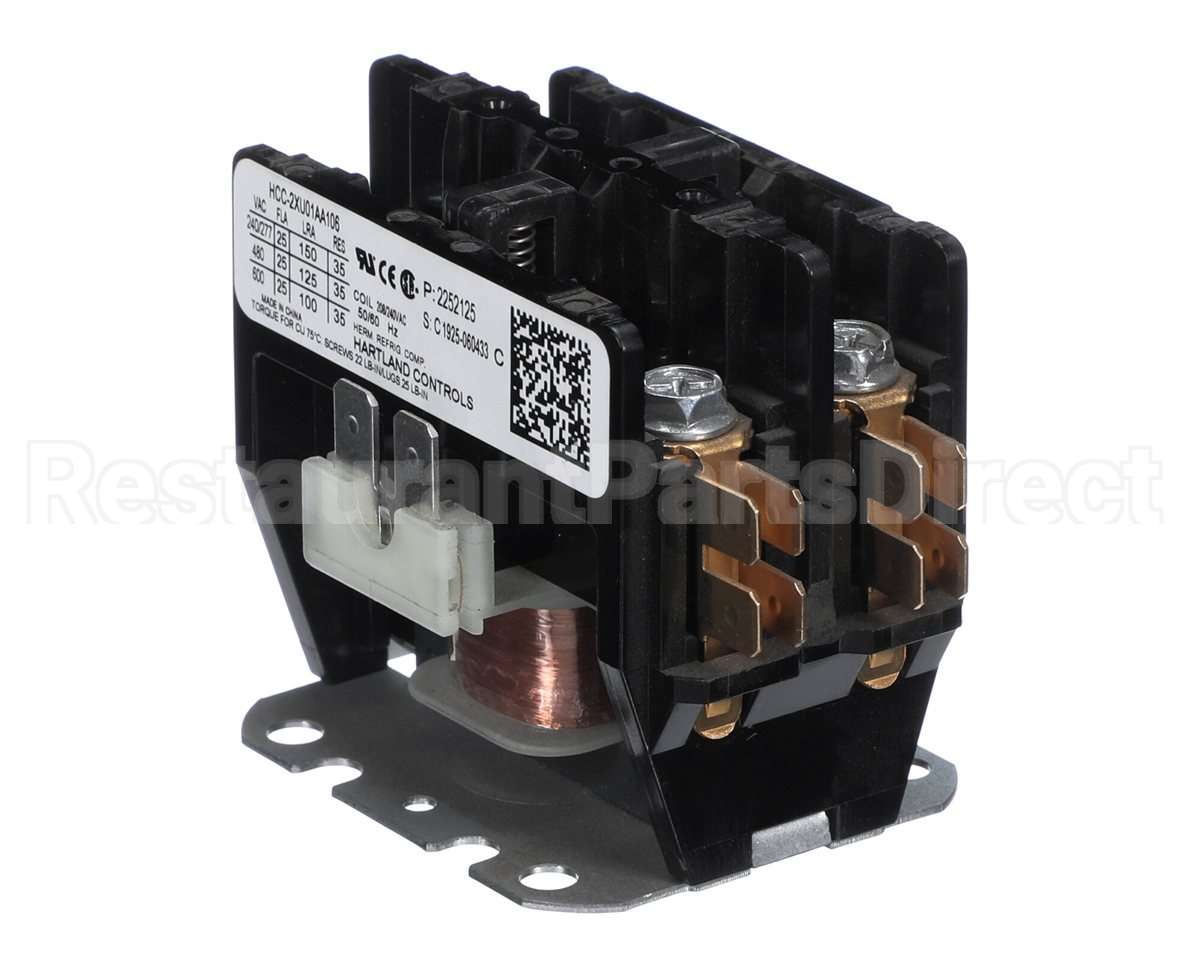 2252125 Heatcraft Contactor Open 25/35 Amp 2 Pole 220V