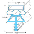 22525-1075 Compatible Kolpak Door Gasket 36 1/4" X 78"