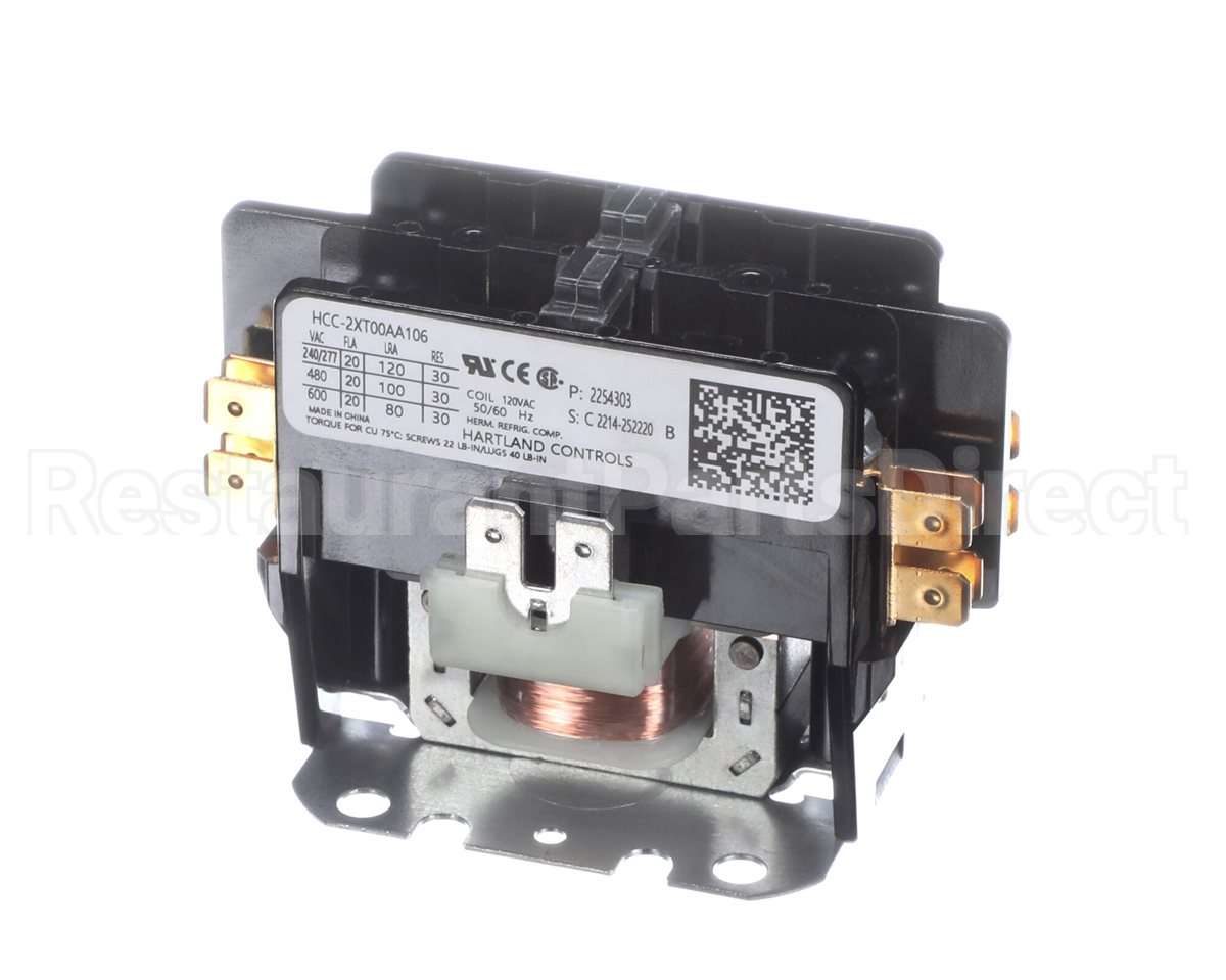 2254303 Heatcraft Contactor 20 Amp 2 Pole 115/60/1