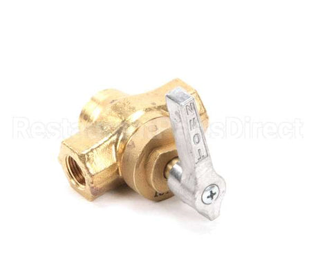 226102F Town Food Service 3/8F X 3/8F Npt Brass Gas Valve W/Town H