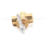 226102F Town Food Service 3/8F X 3/8F Npt Brass Gas Valve W/Town H