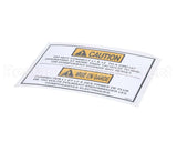 22818 Henny Penny Label-Caution V To Gnd Max