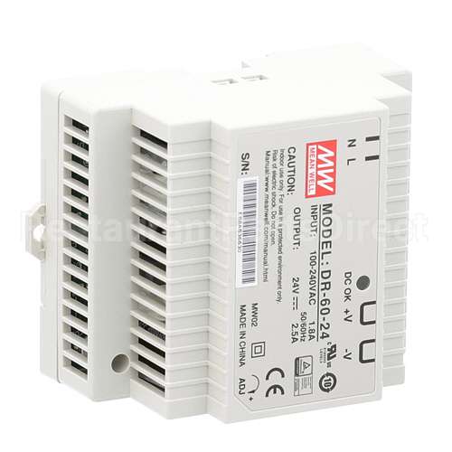 22845 Compatible Nieco Powersupply, 24Vdc 2.5A, Din