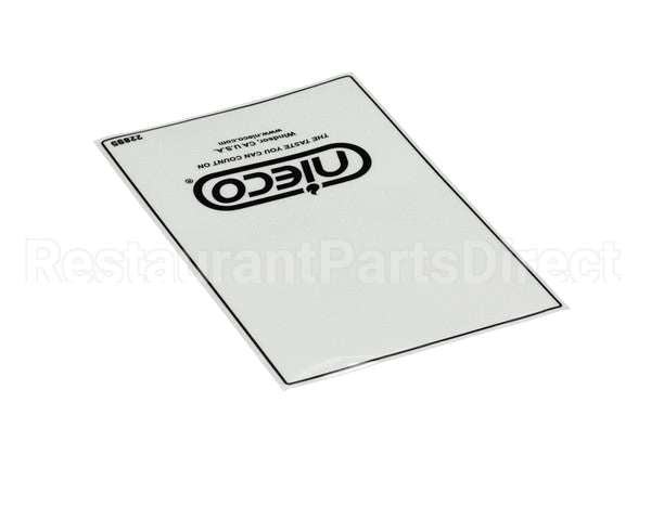 22895 Nieco Label, 1 Blet, Control Box,
