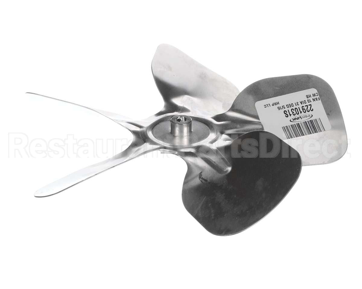 2291031S Heatcraft Fan 10 Dia 31 Deg 5/16 Cw Hb